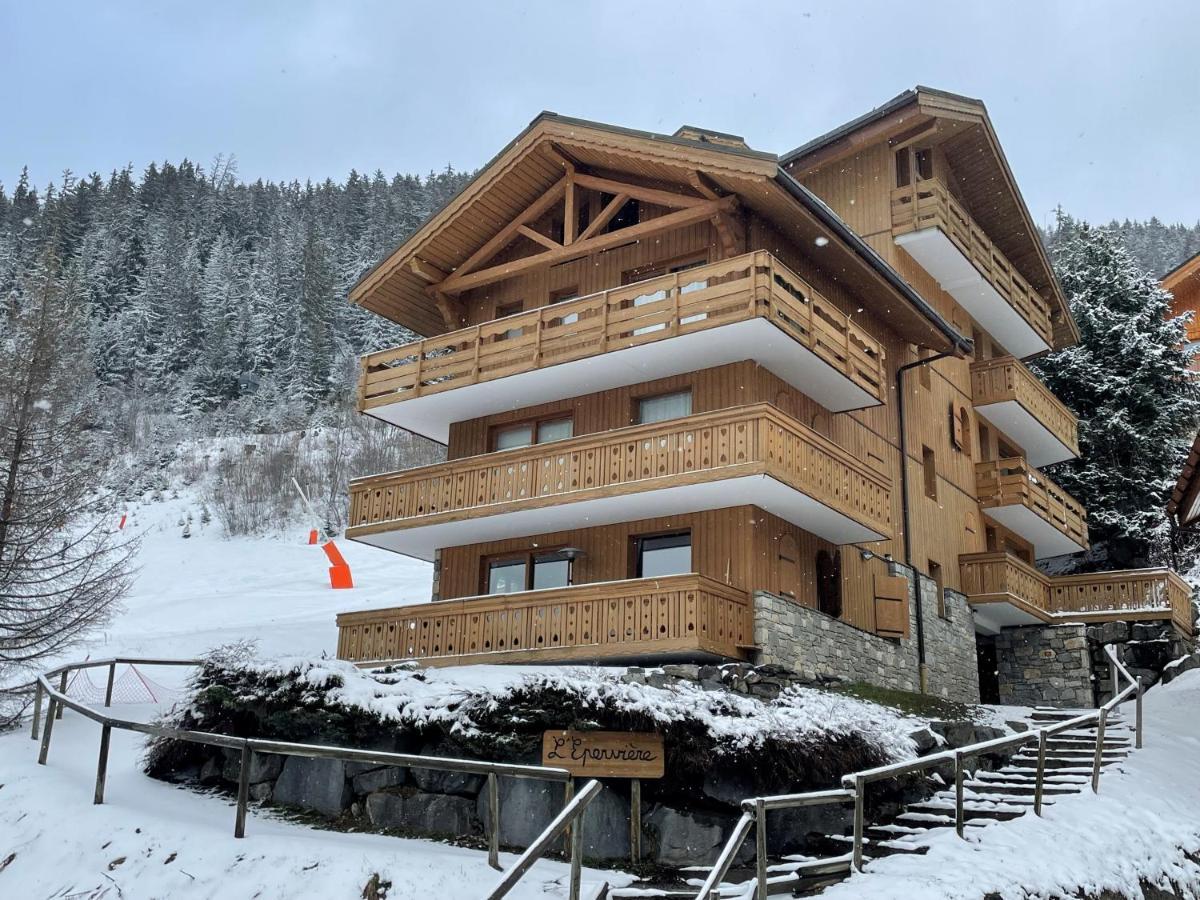 Meribel Centre La Chaudanne, Real Ski In And Out, 3 Bedrooms 2 Bathrooms Newly Renovated, Chalet L'Eperviere Eksteriør billede